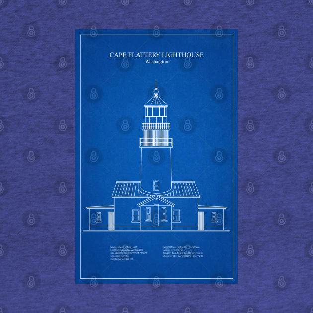 Cape Flattery Lighthouse - Washington - AD by SPJE Illustration Photography